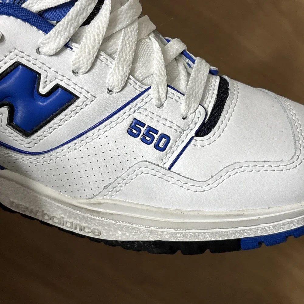 New‎ Balance 550 White Blue BB550SN1 Men's SZ 5.5 New W/O Box